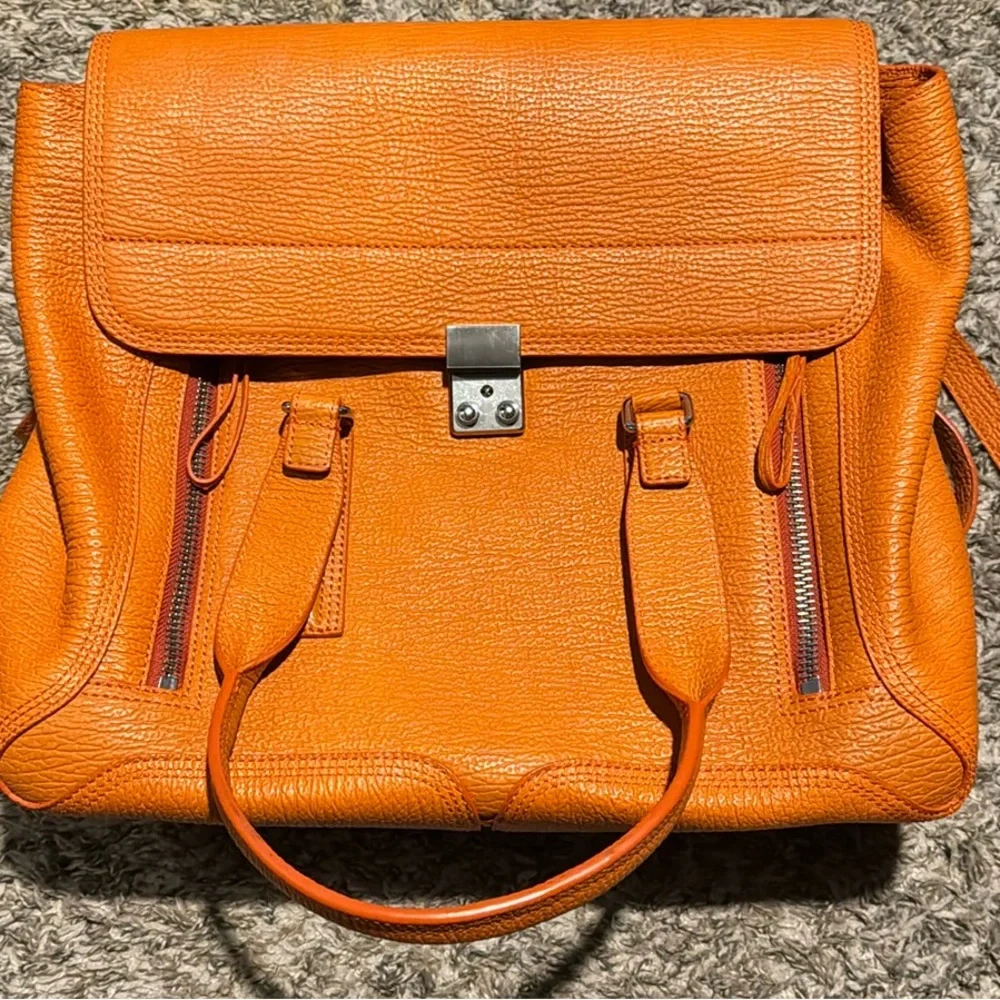NWT 3.1 Phillip Lim Mandarin Pashli Large Satchel - Picture 5 of 9